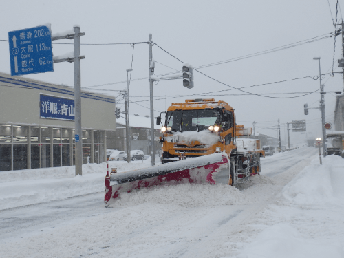 除雪作業